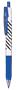 Gel pen, 0,33 mm, retractable, striped barrel, ZEBRA "Sarasa Clip", blue
