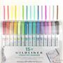 Highlighter set, 1.4-4 mm, double-ended, ZEBRA "Mildliner Highlighter", 15 different colors