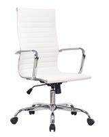 Office chair, PU upholstery, chrome base, 2 pcs, 