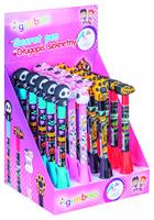 Ballpoint pen display, invisible ink, 