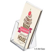 Leaflet holder, desk, 1 compartment, 1/3 A4