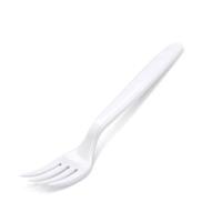 Fork, plastic, reusable, 18 cm, 50 pcs, white