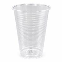 Plastic glass, 2 dl, 100 pcs, transparent