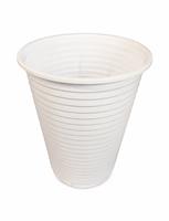 Plastic glass, 1,5 dl, 100 pcs, white