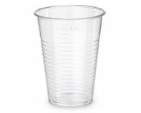 Plastic glass, 3 dl, 50 pcs, transparent