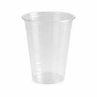 Plastic glass, 4 dl, 50 pcs, transparent