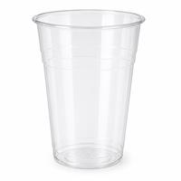 Plastic glass, 5 dl, 50 pcs, transparent