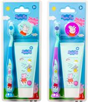 Toothpaste and toothbrush, for children, 3+, 