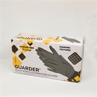 Disposable protective gloves, nitrile, 8,4g, XL size, 100 pcs, powder free, black