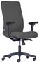 Office chair, fabric, arm rest, black base, "Boston Standard", black
