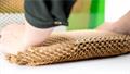 Packing paper, honeycomb, 250m x 400mm, 80 g, brown