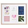 Frame, gallery, wood, 3 pcs 10x10 cm, 3 pcs 10x15 cm, "Goldbuch Verona", natural