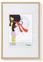 Frame, plastic, 13x18 cm, "New  Lifestyle" gold