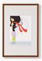 Frame, plastic, 21x29,7 cm, "New  Lifestyle" bronze