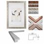 Frame, plastic, 10x15 cm, "Mosaic", silver