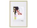 Frame, plastic, 21x29,7 cm, A4, "New  Lifestyle", gold