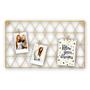 Frame, metal, with 3 pcs craft clips, 30x50 cm, "Zep Cambria", gold
