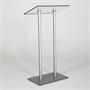Speaker's lectern, glass top, 111 cm