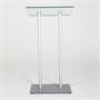 Speaker's lectern, glass top, 111 cm