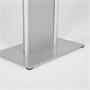 Speaker's lectern, glass top, with front panel, 111 cm