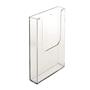 Leaflet holder, wall-mounted, 1 compartment, 1/3 A4