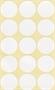 Label, round, 25 mm diameter, 60 labels/package