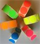 Label, 38 mm circle, 1000 labels/roll, fluo red