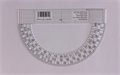 Protractor, paper, 180'