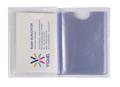 Pass holder, vertical, 10 deposit shhets, patterned PVC, 