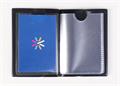 Pass holder, vertical, 10 deposit shhets, PVC, 