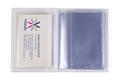 Pass holder, vertical, 16 deposit shhets, patterned PVC, 