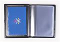 Pass holder, vertical, 16 deposit shhets, PVC, 