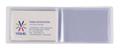 ID and pass holder, horizontal, 6 deposit shhets, patterned PVC, 