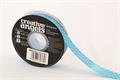 Satin ribbon, 15 mm x 22 m, light blue with white dots