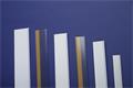 Label holder, 50 mm, 1 m, self-adhesive, transparent, 20 pcs