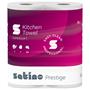 Kitchen paper towel, 2 plies, 2 rolls,  64 sheets, "Satino Prestige", white