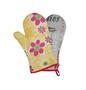 Oven mitts, heat resistant, patterned 29cm