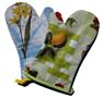 Oven mitts, heat resistant, patterned 29cm