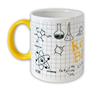 Tea mug, chemistry design, 32 cl