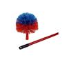 Wall broom, round, with telescopic handle