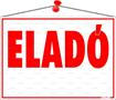 Information board, 35x25 cm, "Eladó"