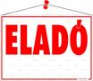 Information board, 50x35 cm, "Eladó"