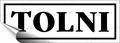 Information sign, self-adhesive, 14x5 cm, "Tolni", white