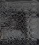 Self-adhesive stickers, 3 cm, numbers on sheet, black