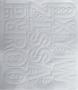 Self-adhesive stickers, 5 cm, alphabet on sheet, ALPHABET second half, white