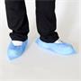 Shoe cover, CPE, elastic, blue