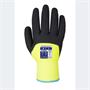 Protective gloves, arctic, twin liner traps, nitrile, 3/4 dipped, XL size, yellow-black