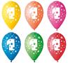 Balloon, 26 cm, numbered, 1