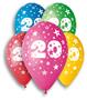 Balloon, 26 cm, numbered, 20