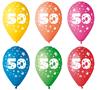 Balloon, 26 cm, numbered, 50